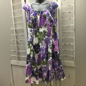 Pretty violet floral Ella dress by Signature